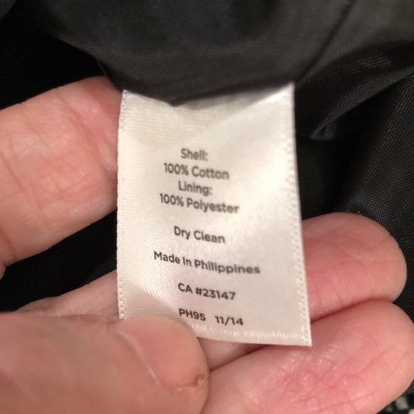 Talbots white/black checked pencil skirt, NWOT - Picture 3 of 6